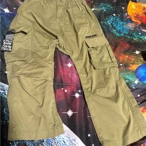 Ksubi Kids Olive Cargo Pants